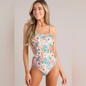 MinkPink Lilo Vintage Floral One Piece
